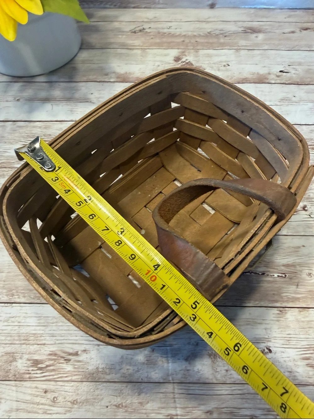 Longaberger handwoven basket